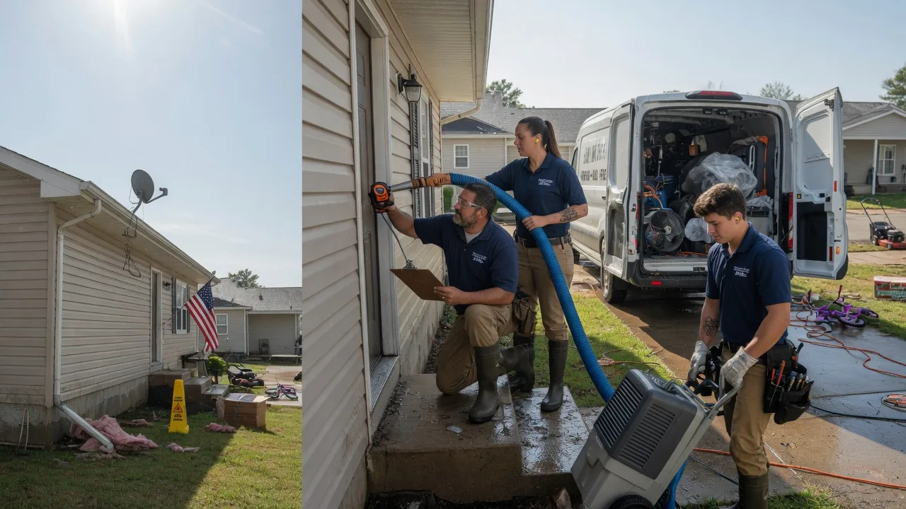 Ceiling Water Damage Restoration in Claypool, IN near me